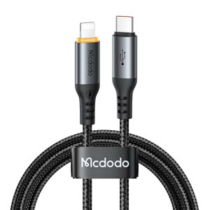 Mcdodo USB-C to Light-ning�P�[�u�� 36W PD�}���[�d �X�}�[�g�p���[�I�t�@�\ Type-C to ���C�g�j���O�P�[�u�� �����f�[�^�]�� �X�}�[�g��LED���C�g���� Light-ning �[�d�R�[�h iPhone