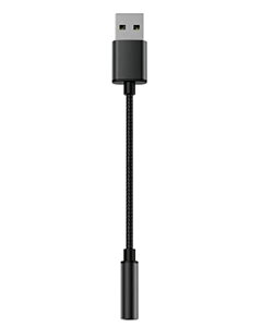 GUROYI USB �I�[�f�B�I �ϊ��A�_�v�^ - USB to 3.5mm�C���z��/�}�C�N�ϊ��P�[�u�� - USB�O�t���T�E���h�J�[�h - DAC�`�b�v���� - 24bit/96kHz�n�C���]�Ή� - 4�� TRRS - PS4�ȂǂɑΉ� - Windows/Mac