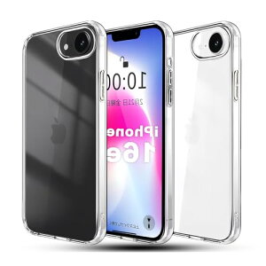 �Ή� iPhone 16e �P�[�X ���΂݂ɂ��� �ω��� �����h�~ �ϏՌ� �Ή� �A�C�t�H�� 16e �P�[�X�N���A Qi�������C�����X�[�d/�����h�~/����~�� For �����ق�16E ���� �ی�J�o�[ �X�}�z�P�[�X-Clear