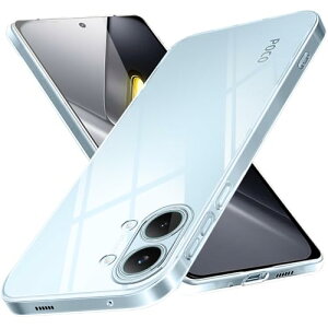 �Ή� Xiaomi POCO X8 Pro Max/Redmi Turbo 5 Max �P�[�X �N���A ���^ TPU �ϏՌ� �V���R�� �V���I�~POCO X8 Pro Max �X�}�z�P�[�X ���΂ݖh�~ �C�菝�h�~ �y�� �l�C �X�}�z�P�[�X �J�����ی� ���C�����X�[�d��
