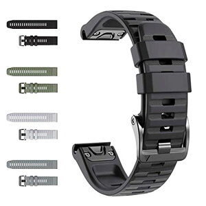 Aoouik GARMIN�p �K�[�~�� �����x���g �o���h 22mm Fenix 7 Fenix 6 Fenix 6 Pro Fenix 5 Fenix 5 Plus Forerunner 935 Forerunner 945 Approach S60 Approach S62 MARQ Quatix 5 Quatix5 Sapphire �Ή� �V���R���� �H��t�� 4�F