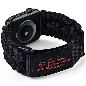 CAGOS�R���p�`�u�� Apple Watch �o���h 42/44/45/46/49mm �i�C�����^���o�� �h 550�p���R�[�h �}�W�b�N�e�[�v �o���h �A�b�v���E�I�b�` 1/2/3/4/5/6/SE/7/SE2/8/9/10/11/Ultra/Ultra2/Ultra3�ɑΉ� �X�|�[�c�x���g ��O