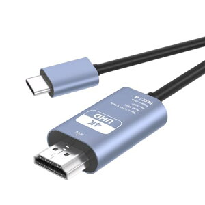 USB Type C HDMI �ϊ��P�[�u�� - 1M 4K@30Hz�f���o�� / �~���[�����O HDMI Type-C �ڑ��P�[�u�� �A�_�v�^ �ݒ�s�v �v���O���v���C iPhone 15/16 Pro/MacBook/iPad Pro/Surface/Galaxy ���Ή� (��DP Alt Mode�K�{)
