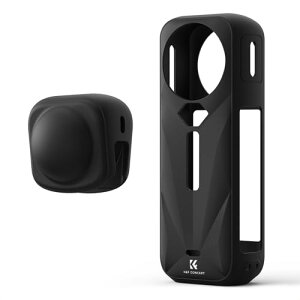 K&F CONCEPT Insta360 X5��p �V���R���ی�J�o�[ �S���ʕی� �����t�B�b�g �_��f�� �Ռ��z�� �ȒP���� �A�N�V�����J�����A�N�Z�T���[