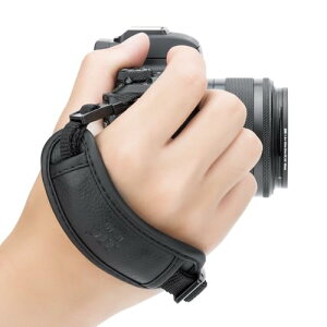 [JJC] �J�����X�g���b�v �n���h�X�g���b�v Canon EOS M50 Mark II M50 R100 R50 V Lumix DC-TZ99-K DC-TZ95 DC-TZ96 DC-TZ90 DC-LX100 II RICOH G900 II G900SE II �Ȃ� �~���[���X���J�����p ���X�g�X�g���b�v �J���� �O���b