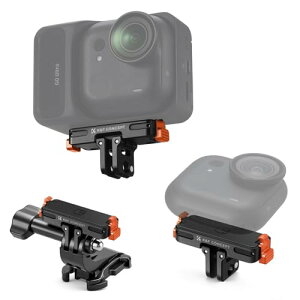 K&F CONCEPT Insta360 Go Ultra �p �N�C�b�N�����[�X�}�E���g �}�O�l�b�g�� 1�b���E�\ 1/4�C���`�l�W �܂��݃c�C���N�����v�Ή� �y�ʕ֌g��