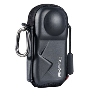 AKASO 360 �J�������[�P�[�X Insta 360 X2 X3�K�p�ی�J�o�[ �|�[�^�u�����^���[�o�b�O EVA�n�[�h�P�[�X �ϏՌ� �h�U �x���x�b�g������ �����Y�ی� �ꕔ�J���f�U�C�� �J���r�i�t�� �����^�ѕ֗�