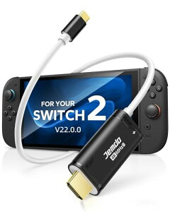 JEMDO Switch 2 �h�b�N��� �e���r�o�̓A�_�v�^�[ HDMI�ϊ��P�[�u���h�b�N�s�v�E���ڐڑ�Type-C to HDMI 2m 4K60Hz 18Gbps PD100W�[�d�Ή� switch 2 �e���r�ڑ� �h�b�N�Ȃ� ���^ �݊��h�b�N �O�o�� ���s �o�� ��