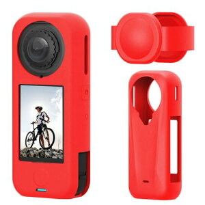 For Insta360 X4 Air ��p�P�[�X �V���R���J�o�[ �����Y�ی�J�o�[ �_�炩���e�͐��� �ϏՌ� ���h�~ �y�� �E���ȒP ���􂢉\ (���b�h)