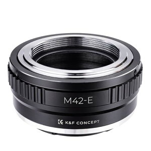 K&F CONCEPT M42�����Y �}�E���g�A�_�v�^�[ �\�j�[�Ή��Ή� E�}�E���g NEX �J���������p �ϊ� �����Y�A�_�v�^�[�����O M42�}�E���g Sony�Ή��Ή� e�}�E���g M42-NEX �}�E���g�ϊ��A�_�v�^�[ Alpha a6700 a7