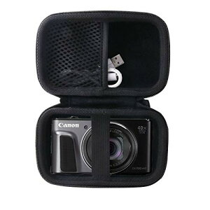 Canon PowerShot G7X / SX620HS/SX720HS/SX730HS/SX740HS/G9 X�f�W�^���J������p���[�P�[�X-WERJIA (storage case-Black)
