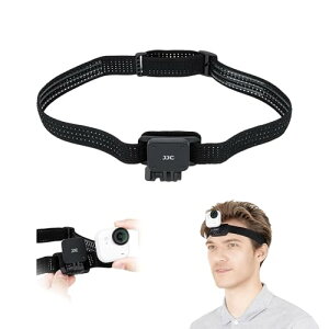 JJC Insta360 GO Ultra �}�O�l�b�g �w�b�h�X�g���b�v �w�b�h�}�E���g �N�C�b�N�����[�X ����48-62cm�����\ �n���Y�t���[ POV�B�e Vlog �r�f�I �U�� �o�R �T�C�N�����O �X�L�[�ȂǂɓK�p