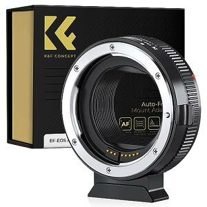 K&F CONCEPT �d�q�ړ_ �}�E���g�A�_�v�^�[ EF-EOSR �I�[�g�t�H�[�J�X AF�@�\���� �d�q�}�E���g�A�_�v�^�[ EF-EOS R �L���m�� EF/EF-S�}�E���g�����Y Canon�Ή� RF�}�E���g�J�����ϊ� �i�蒲���\ ��U��