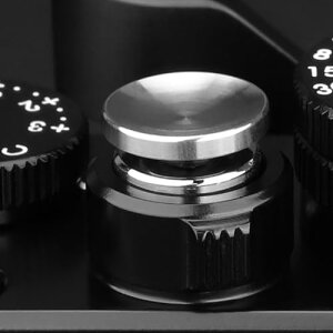 �▭�ȃ��^�����^�V���b�^�[�����[�X�{�^���A�x�m�t�C���� XE5 GFX100RF XM5 X100VI X100V X-T5 X-T4 X-T3 X-T30 X- X-T20 X-PRO3 X-E4 Nikon Zf�p Leica Q3 M10�p Sony RX1 R�p�A���a 1.2 cm �V���o�[