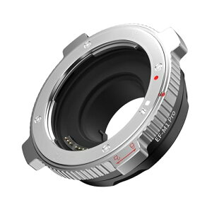 VILTROX EF-M1 PRO �}�E���g�A�_�v�^�[ Canon EF/EF-S �}�E���g�����Y �� �}�C�N���t�H�[�T�[�Y�iMicro 4/3�j �J���� �p�i�\�j�b�N ���C�J �I�[�g�t�H�[�J�X AF IS ��u���␳