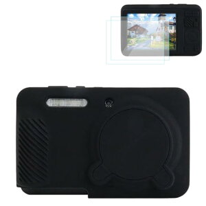 Rieibi KODAK PIXPRO FZ55 �J�����P�[�X�V���R���AKODAK PIXPRO FZ55�P�[�X�A�X�N���[���ی�t�B���� 2 ���A���O���\�ȃ����Y�J�o�[���܂ށA����~�߃f�U�C���A�R�_�b�NKODAK PIXPRO FZ55 �A�N�Z�T���[ 