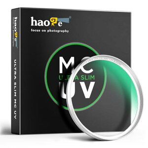 Haoge 43mm �E���g���X���� MC UV�ی� �}���`�R�[�g ���O�������Y�t�B���^�[ �����ߗ� �h���h�� �L�Y�h�~ �����^ �x�m XF23/F2�A35mm F2�A���C�J E43�AX typ113�AX vario�AD-LUX8�A�t�H���^���O 35/1.4 �����Y