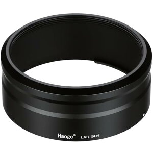 Haoge LAR-GR4 49mm UV�t�B���^�[�A�_�v�^�[�����O RICOH GR IV gr4 �f�W�^���R���p�N�g�J���������Y�p GT-2 GW4 ���C�h�R���o�[�W���������Y�p GA-3 �����p