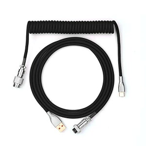 EPOMAKER ���J�j�J���L�[�{�[�h�p �q��v���O���� MIX�P�[�u�� 1.8m �R�C���h Type-C ���� USB A TPU ���J�j�J���L�[�{�[�h �X�y�[�X�P�[�u�� �Q�[�~���O�L�[�{�[�h�ƌg�ѓd�b�p ���E���A�r�G�[�^�[