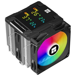 Thermalright Peerless Assassin 120 Digital Black CPU �G�A �N�[���[�A�f�W�^�� �X�N���[�� �g�b�v �J�o�[�A6 �q�[�g�p�C�v �R���s���[�^�[ CPU �N�[���[�AAM4/AM5�AIntel LGA1700/1851/1150/1151/1200 �p�APC �N�[���[ - 