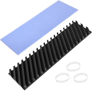 Hodyludy ���� M.2 SSD �q�[�g�V���N 3mm ���^ �O���t�F���핢 �M�\���΍� 2280 M2 SSD PS5 �m�[�gPC �p �q�[�g�V���N �T�[�}���p�b�h�t�� 70*20*3mm