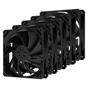 upHere 120mm PC�P�[�X�t�@�� 3PIN�R�l�N�^ �É��t�@�� ���^ �����\ 5�{1�Z�b�gNK12BK3-5