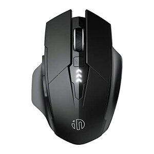 �}�E�X bluetooth�AInphic �[�d�� ���C�����X�}�E�X�} ���`�f�o�C�X�i�g���C���[�h�FBT5.0 / 4.0 + 2.4Ghz�j�A�d�r�c�ʕ\���A�T�C�����g�A5 DPI�����A���b�v�g�b�v�p�l�ԍH�w�Ɋ�Â������w���}�E�XAn