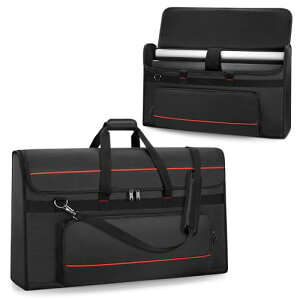 Trunab LCD�p�L�������O�o�b�O 32�C���`�p �t���f�B�X�v���C�p�L�������O�P�[�X �|�P�b�g/�n���h���t�� ���j�^�[�o�b�O2�����[