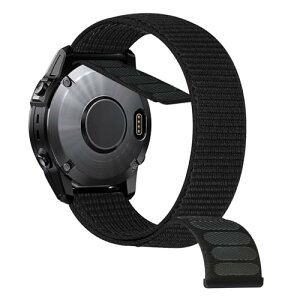 26mm �i�C���� �x���N�� ���v�x���g ���� ���y�� �X�|�[�c�Ή� Garmin epix Pro 51 mm/Fenix 7X / Fenix 6X / Fenix 5X / Enduro/Tactix 7 Pro/Tactix Bravo �����p�o���h