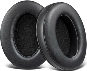 SOULWIT �C���[�p�b�h for MDR-7506, M50X, Arctis/G Pro X/Cloud �Ȃ� �p �N�b�V���� -�u���b�N