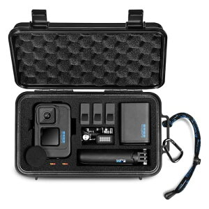 Lekufee �g���x���h���n�[�h�P�[�XGoPro Hero 13 / 12 / 11 / 10 / 9�AMission 1 Pro�AHero 4K�ALIT Hero�A���f�B�A���W���[���A����т��̑��A�N�Z�T���[�p�i�P�[�X���o�b�O�̂݁j