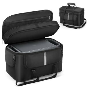 �|�[�^�u���d�� ���[�o�b�O DJI Power 1000�ADJI Power 1000 V2 �ɓK������ �|�[�^�u���d�� �ی�P�[�X �h�o ���� �ϏՌ� ���[�P�[�X �L�����v �O�o�◷�s�p (�u���b�N, DJI 1000 �ɑΉ�)