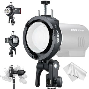 Godox S3 �u���P�b�g Bowens�}�E���g�Ή� S2 �A�b�v�O���[�h�� �y�ʃR���p�N�g S�^�t���b�V���z���_�[ Godox AD200ProII AD200Pro AD200PRO AD300Pro AD400ProII AD400Pro V100 V1PRO V1 V860III V850III TT685 �Ή�