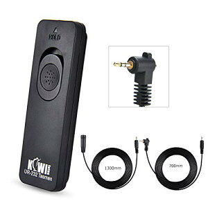 Kiwifotos RS-60E3 RM-CB2 �V���b�^�[�����R�� �����[�Y Canon EOS R6 V R6 Mark III R50V R100 R8 R6II R7 R10 R R6 RP SX70 Kiss X9i X10 Olympus OM-1 Mark II OM SYSTEM OM-1 �Ή� 130cm �������t��