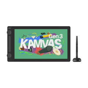 HUION �t�^�u Kamvas 16�iGen 3�j 16�C���`�t���^�u���b�g Pentech4.0���� 16384���x���M��