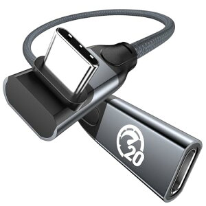 �^�C�vc �����P�[�u�� 0.3M USB C�����P�[�u�� 240W 90�xUSBC�I�X-USBC���X USB 3.2 Gen2 20Gbps�����f�[�^�]�� �}���[�d PD typec�R�[�h 4K�Ή� �f���o�� iPhone 16 15�AMacBook�AiPad Pro�ASteam Deck�AGalaxy S25 S24�AXperi