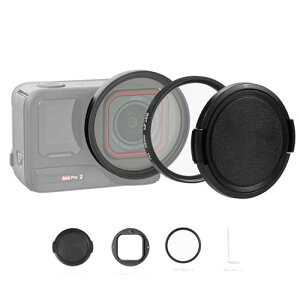 PULUZ Insta360 Ace Pro 2�p52mm UV�����Y�t�B���^�[�AUV�t�B���^�[�������Y�L���b�v�t��