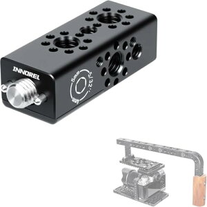INNOREL �`�[�Y�o�[ �J�����p �`�[�Y�v���[�g �n���h���O���b�v ARRI�ʒu���߃l�W�t�� 6061-T6�A���~���� 1/4�C���` 3/8�C���`�̃l�W���t�� �B�e�p�A�N�Z�T���[ CB2