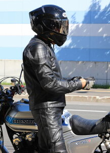 【KADOYA K`S LEATHER BRAWLER JAC】ブローラージャック レザージャケット サイズ:3L