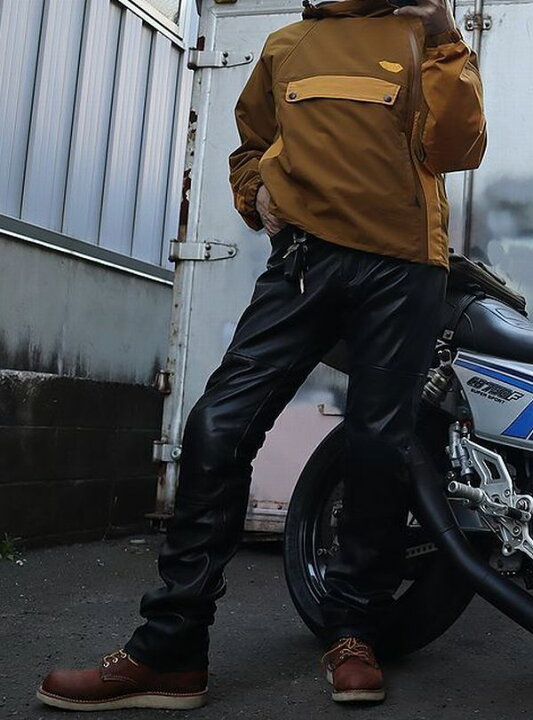 楽天市場】カドヤ（KADOYA）LIGHT LEATHER PANTS ライトレザーパンツ 