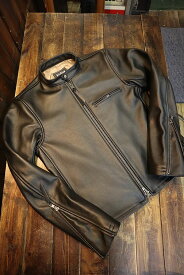 KADOYA（カドヤ）K'S LEATHER　TSR2　シングルライダース　タイトラインシングルライダース　革ジャン　サイズ：S/M/L/LL　カラー：ブラック