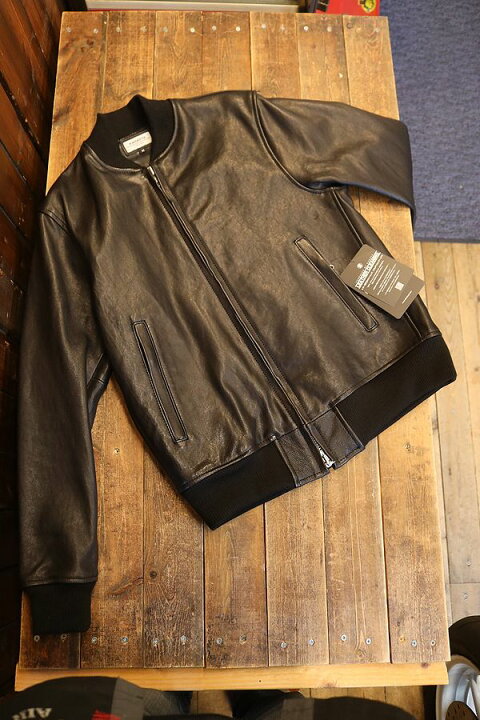 楽天市場】【KADOYA L-STADIUM BLOUSON 】Lスタジアムブルゾン レザー 