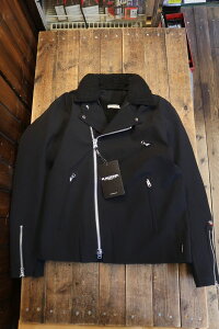 KADOYA(カドヤ) K'S LEATHER&K'S PRODUCT BOREAS-CFT/ブラック 裏地着脱式 防寒ライダース プロテクター収納袋付き