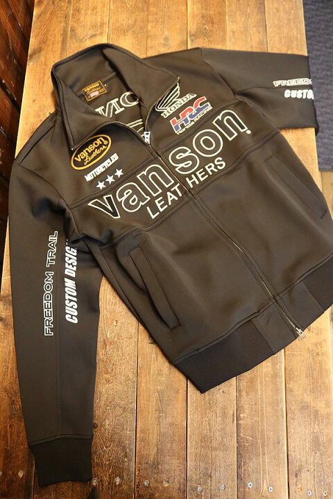楽天市場】【VANSON×HONDAコラボ】 HRV-2414 トラックジャケット 
