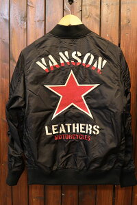 VANSON�o���\���@NVJK-2506�@MA-1�@�����X�^�[�@�t���C�g�W���P�b�g�@�u���b�NA