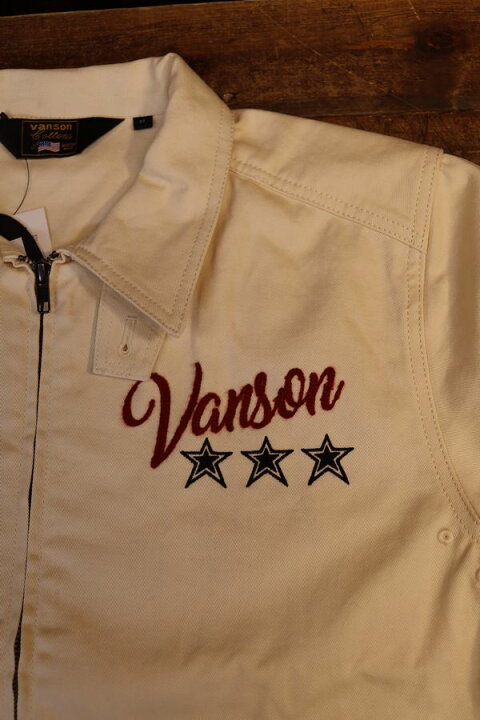 楽天市場】VANSONバンソン NVSZ-2518 ツイルスイングトップジャケット 