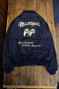 MOONEYES�@���[���A�C�Y�@OMJ-043 HARRINGTON JACKET �X�C���O�g�b�v�u���]���@�l�C�r�[
