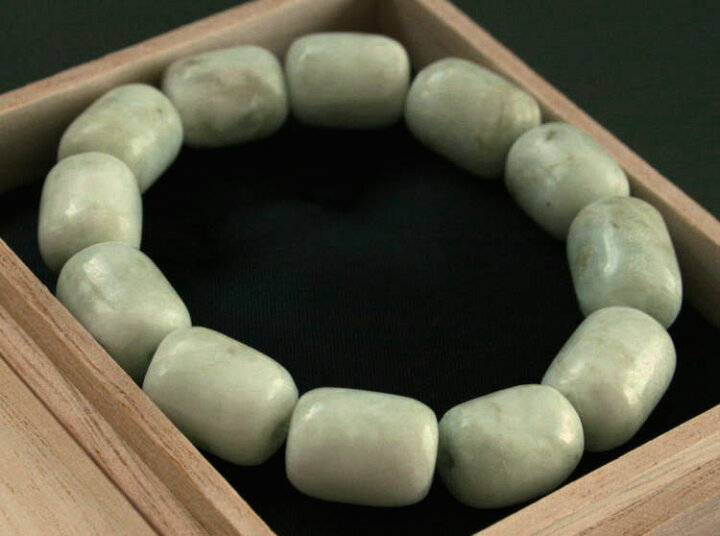 楽天市場】糸魚川翡翠ブレスレット BR0339清山 作16mm*12.5mm×12個 