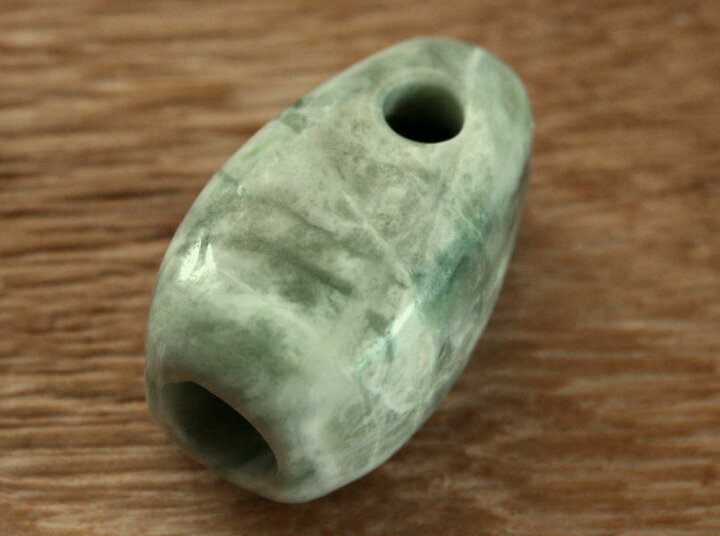 楽天市場】糸魚川翡翠石笛 C01315 清山 作 40mm*23mm*21mm 糸魚川産 