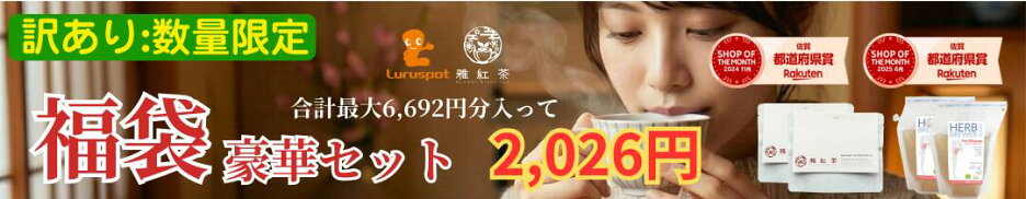 【訳あり】福袋 2026 日本全国の和紅茶 ＆ HERB BREWER 詰め合わせ 何が届くかお楽しみ！ 飲み比べセット